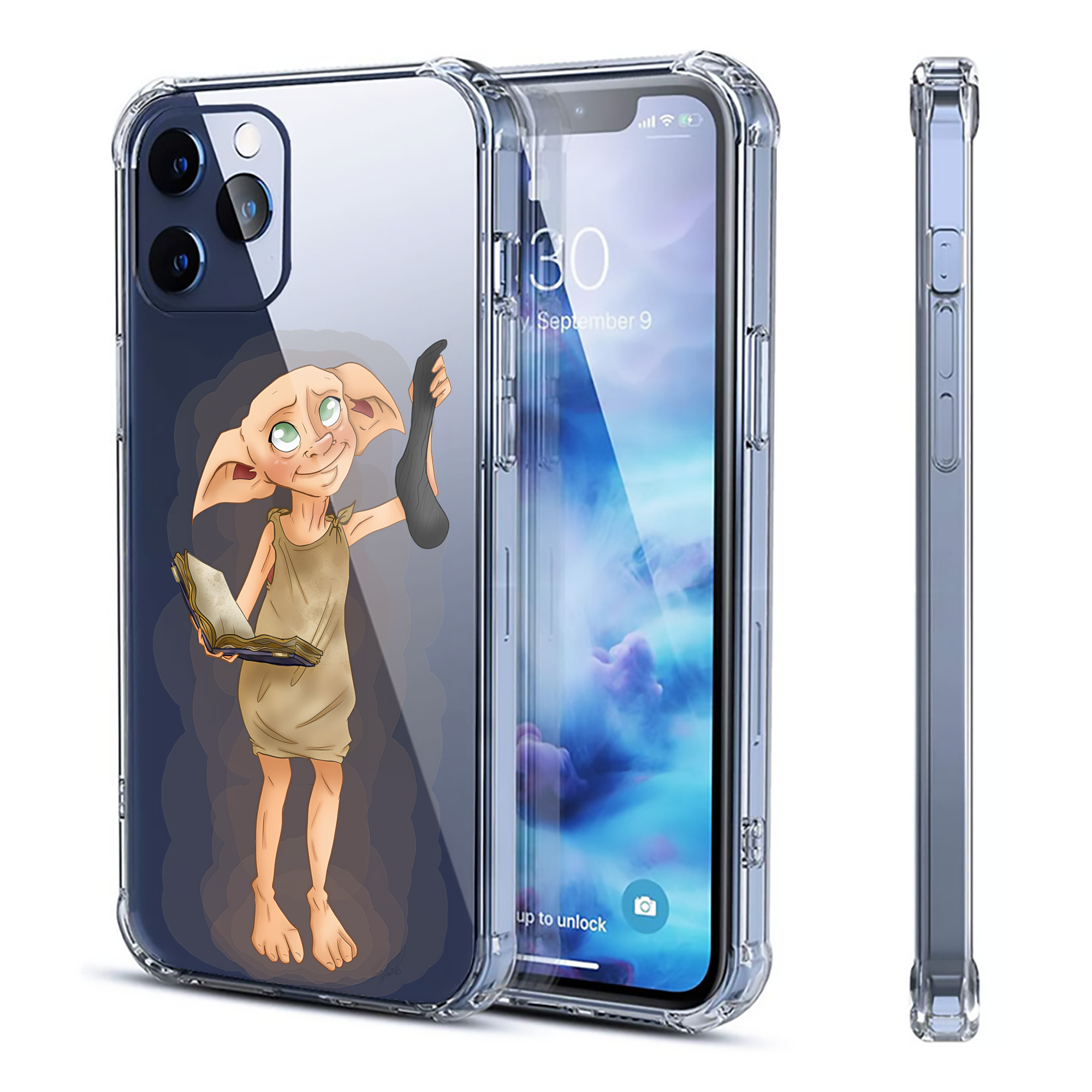 （画像用） Harry Potter ハリー・ポッターシリーズ 【iPhone 12シリーズ対応】透明スマホケース（クリアソフトケース）